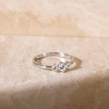 925 Silver Bridal Ring Set | 3-Piece Zircon Promise, Wedding & Engagement Rings
