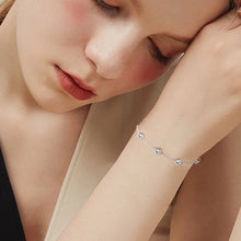 925 Sterling Silver Round Cut Moissanite Bracelet | 2.4 Carat Bubble Design Gift for Women
