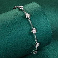 Certified 2.4 Carat Moissanite Tennis Bracelet | Sterling Silver Women's Anniversary Jewelry
