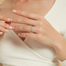 Classic Zircon Bridal Rings | 3-Piece Set in 925 Silver for Engagement & Weddings
