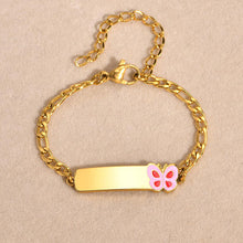 Custom Baby Name Bracelet | Butterfly, Car, Bear Charms & Birthdate, Unique Gift
