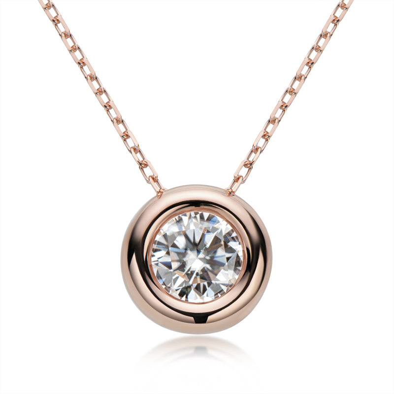 Moissanite Pendant Necklace for Women | D Color VVS1 | 925 Silver