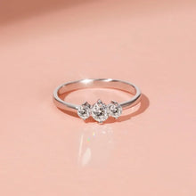 Elegant 3-Piece Bridal Ring Set | 925 Silver Zircon Promise, Wedding & Engagement Rings
