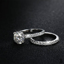Handcrafted 3CT Moissanite Ring | D Color 18K White Gold-Plated 925 Silver Jewelry
