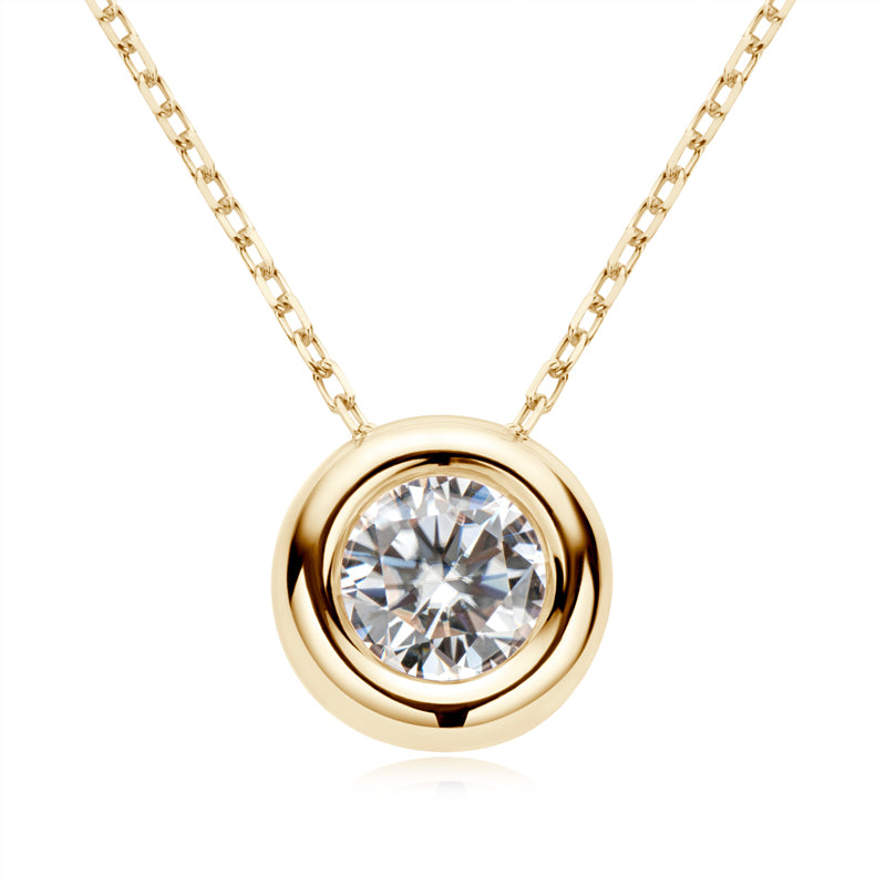 Moissanite Pendant Necklace for Women | D Color VVS1 | 925 Silver