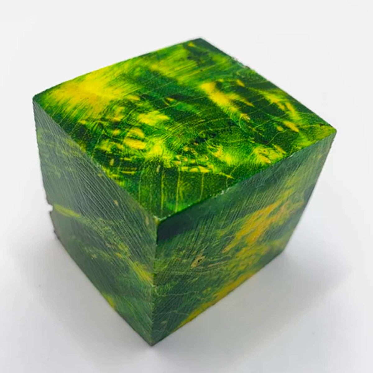 Vibrant Green Dyed Elder Wooden Ring | 8mm Domed Polished Tungsten Band | Nature-Inspired Handcrafted Wedding Band