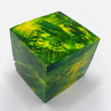 Vibrant Green Dyed Elder Wooden Ring | 8mm Domed Polished Tungsten Band | Nature-Inspired Handcrafted Wedding Band